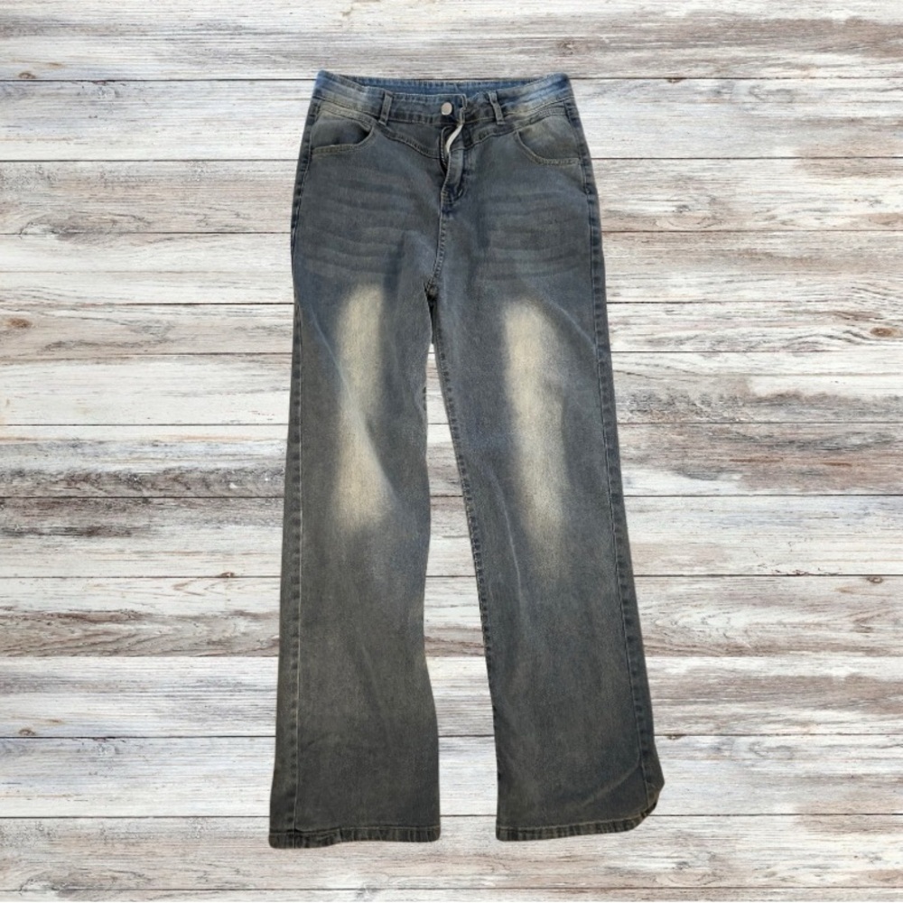 Stretchy Acid Wash Jeans